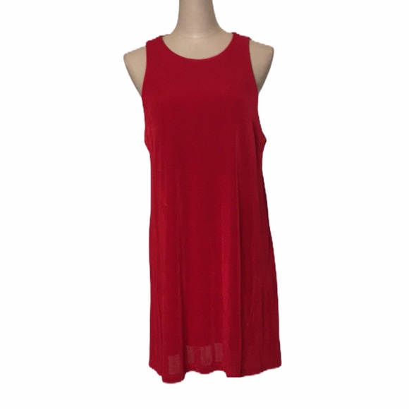 Forever 21 Dresses & Skirts - Forever 21 Red Sleeveless Dress Sz L
